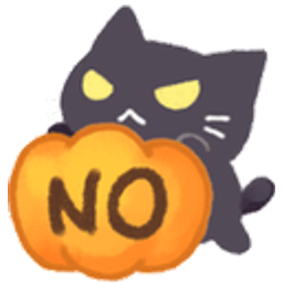 Kitty Halloween No emoji