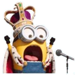 King Minion E emoji