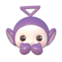 Tinky Winky Shy Gasp emoji