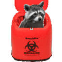 Lab Raccoon emoji