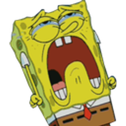 Spongebob Yawn Tired emoji