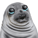 Sad Seal emoji