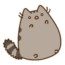 Shook Pusheen emoji