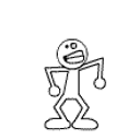 Dancing Stickman emoji