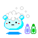 Bluekao Washhair emoji