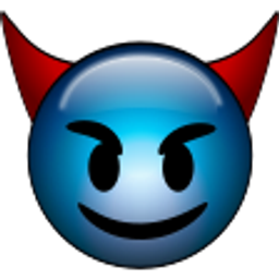 Devil Blue emoji