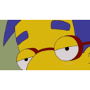 Milhouse Eyebrow Raise emoji