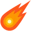 Flaming Comet emoji