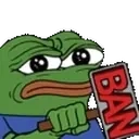 Peepoban emoji