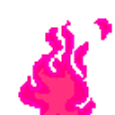 Pink Fire emoji