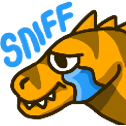 Dino Sad emoji