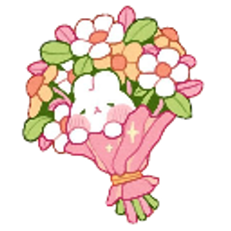 Bunny Bouquet E emoji