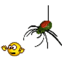 Scary Spider emoji