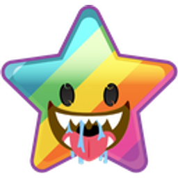 Evil Nom Star emoji