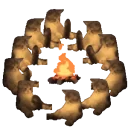 Kokcampfire emoji