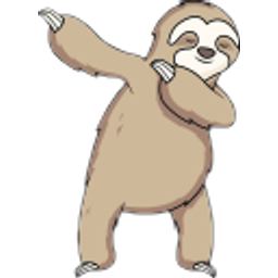 Sloth Dab emoji