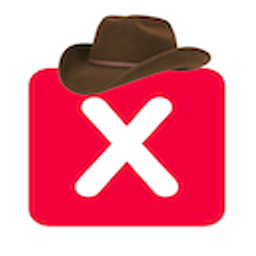 Cowboy X emoji