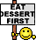 Eat Dessert First emoji