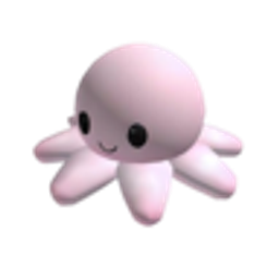 Pink Octopus Smile emoji