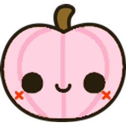 Pinkpumpkin emoji