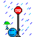 Singingrain emoji