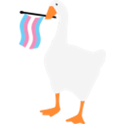 The Horrible Goose Says Trans Rights emoji
