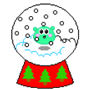 Kao Snowglobe emoji