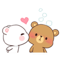 Kissesbear emoji