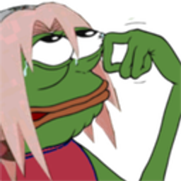 Pepe Sakura emoji