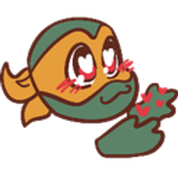 Orange Mikey Love emoji
