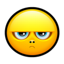 Grumpy emoji