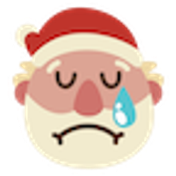 Santa Sad emoji