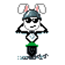 Biker Bunny emoji
