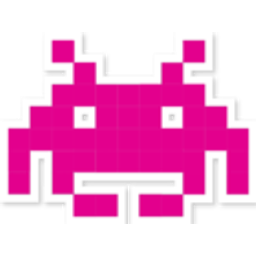 Space Invader Pink emoji