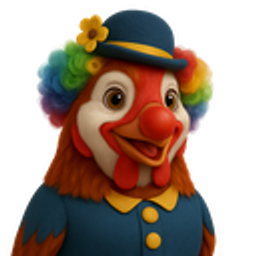 Chicken Clown emoji