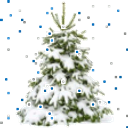Fir Tree Snow emoji