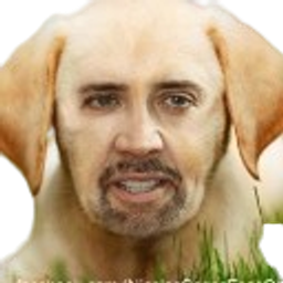 Cage Face On Dog emoji