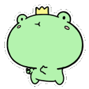 Crownedfrog emoji