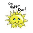 Oh Happy Day Sun emoji