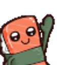 Waving Sushi emoji