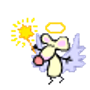 Mouse Angel emoji