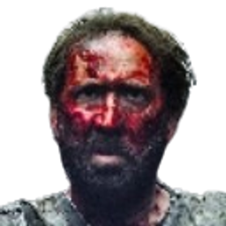 Nicolas Cage Face Covered In Jam emoji