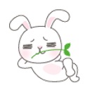 Rabbit Chilling emoji