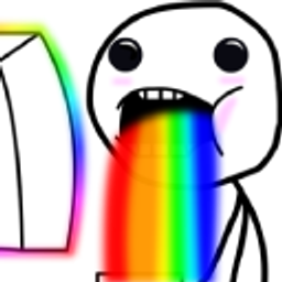 Pc Rainbow Vomit emoji