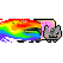 Nyancat Glitch emoji