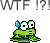 Wtf Frog emoji
