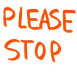 Pls Stop emoji