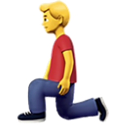 Kneeling emoji