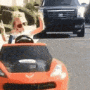 Girl Car Yolo emoji
