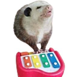 Opossumsing emoji